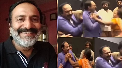 telugu actor nt ramaswamy slapped at theater