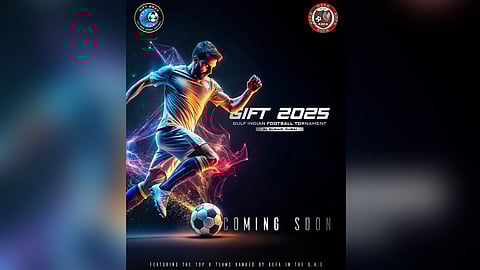 Gulf Indian Football Tournament in January 2025
