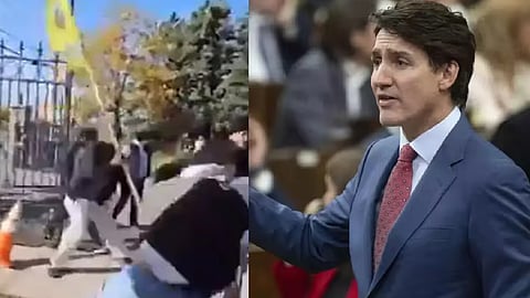 Khalistan attack on Hindu temple in Canada; Condemned Trudeau