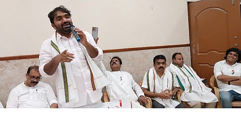 Chandi Oommen MLA said that we should follow the path of Gandhiji who taught us the culture of secularism