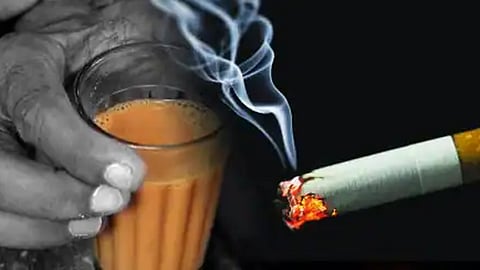 Stop using cigarettes with hot tea... it can cause cancer