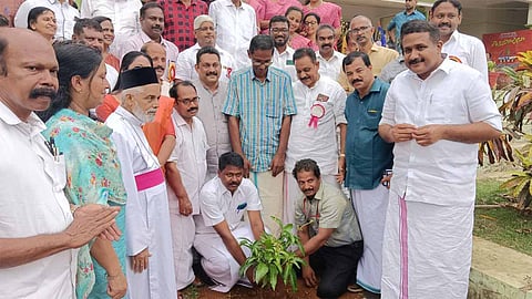 Mango saplings planted to commemorate the Kalolsava festival
