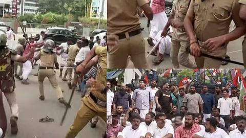 Youth Congress march Clashes Wayanad rehabilitation