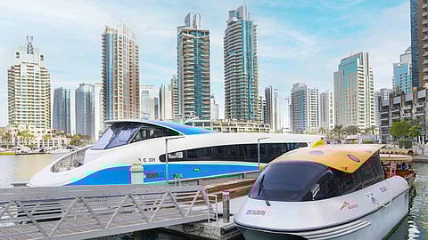 UAE national day , rta offer ferry service to three stations by one ticket