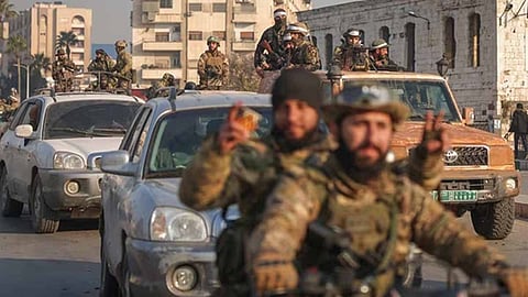 Rebel movement in Syria, close to Damascus