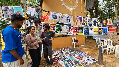 Selling posters to make movie, IFFK