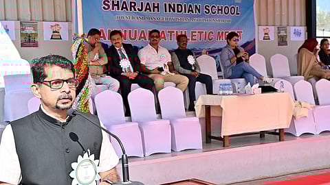 Sharjah Indian School Sports Festival held at Wanderers Club grounds