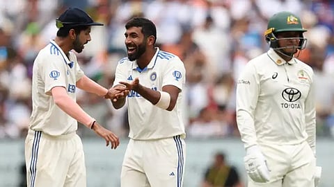 Bumrah takes 3 wickets; India hold on in fourth Test