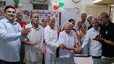Hill Garden Ayappa Bhakta Sangh New Year Celebration at Old Age Home