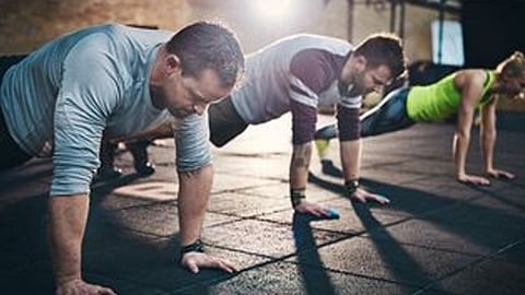368 push-ups within 50 minuets without break, students hospitalises
