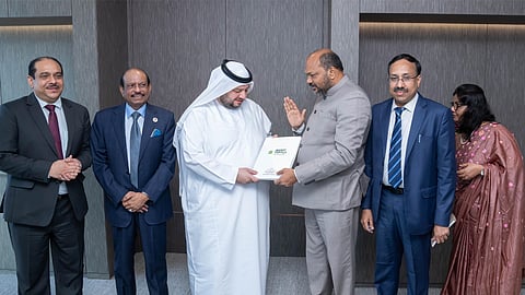 uae accept invest kerala global summit invitation, minister p rajiv met uae minister