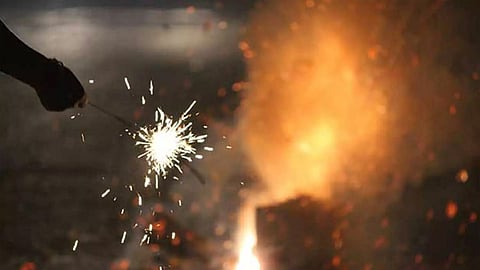 the baby suffered serious health problems due to the sound of bursting firecrackers