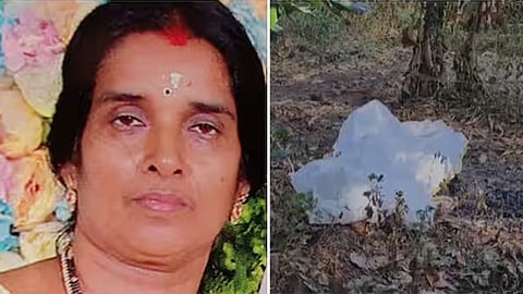 middle-aged woman burnt Body found in neighbor's field Thrissur