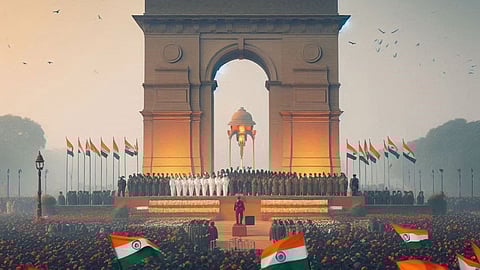 president of indonesia prabowo subianto as chief guest at 76th republic day celebrations in india