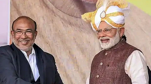 Manipur SM biren singh steps down after inner politics in BJP