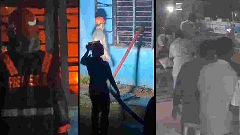 palakkad district hospital fire