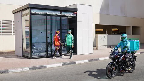 Dubai's RTA opens 40 air-conditioned rest areas for delivery riders