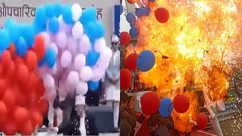 nepal deputy pm injured hydrogen balloon indian arrested
