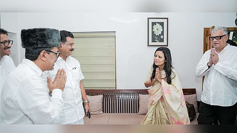 Trinamool Congress leaders arrive in Panakkad with PV Anwar; Sadikali Thangal says it's a friendly visit