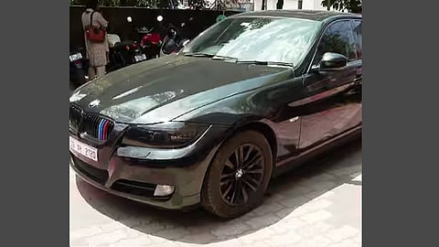 dangerous driving in luxury car on send off function police caught the accused
