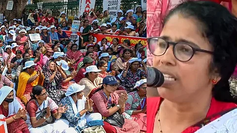 ASHA workers' strike: Threat of losing jobs to those who continue their strike without returning to work; P.P. Prema