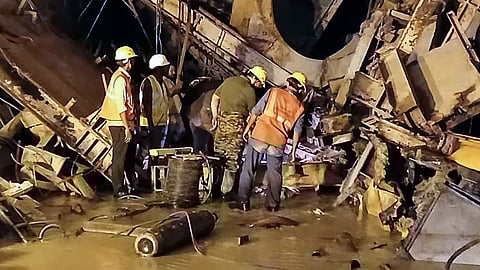 telangana tunnel tragedy one dead body found