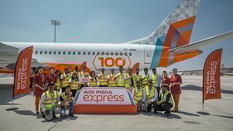 Air India Express with 100 aircraft
