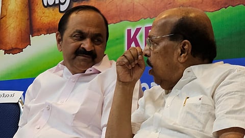 g sudhakaran at kpcc program opposition leader praises