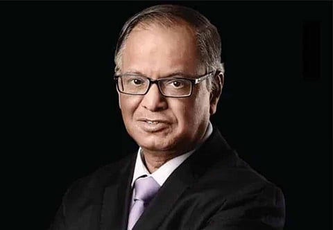 poverty in the country will be eliminated by providing employment opportunities to the people: n.r. narayana murthy
