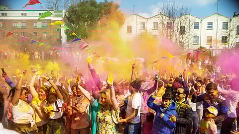 Holi celebration Mumbai
