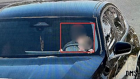 Dh2,000 fine and 23 black points for driving with children on lap uae