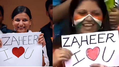 Zaheer khan with viral fan girl after 20 years