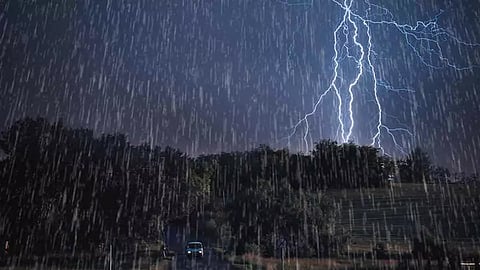 rain yellow alert in 5 districts