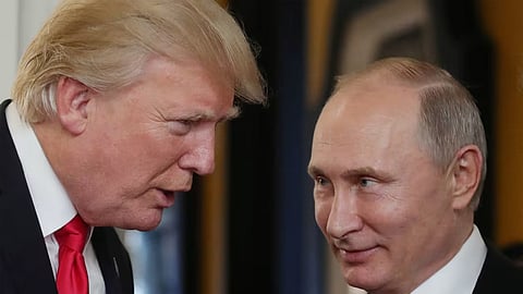 Donald Trump and Vladimir Putin