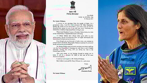 PM Modi writes to Sunita Williams, invites her to visit India
