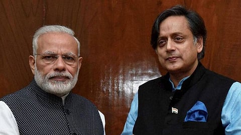 shashi tharoor praises pm modi