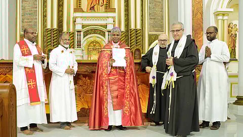 Sebastianos, brought from Rome, were enshrined in the Arthungal Basilica.