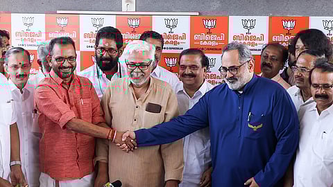 Prahlad Joshi officially announces rajeev chandrasekhar kerala bjp president