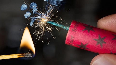 didn't allow to copy in exam; complaint of firecrackers being thrown at teachers' vehicle