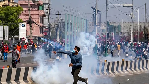 curfew lifted in kathmandu nepal on protest for vandalism