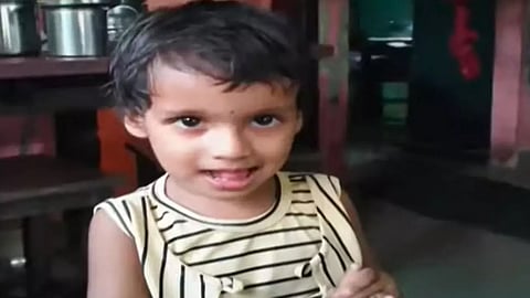 two and a half year old girl died after falling into a stream in north paravur