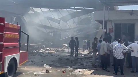 Massive explosion at Gujarat firecracker factory; 18 dead