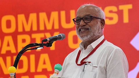 ma baby about pinarayi be the cm candidate in the next kerala election