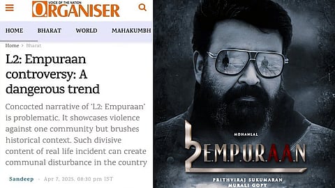 rss Magazine criticized empuraan movie again