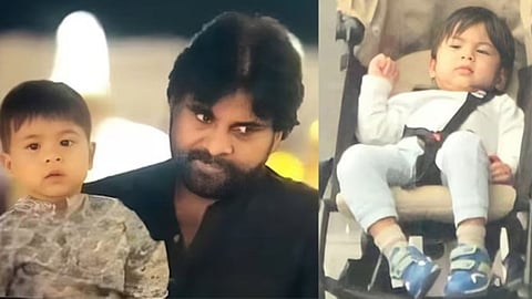 pawan kalyan son injured in fire accident