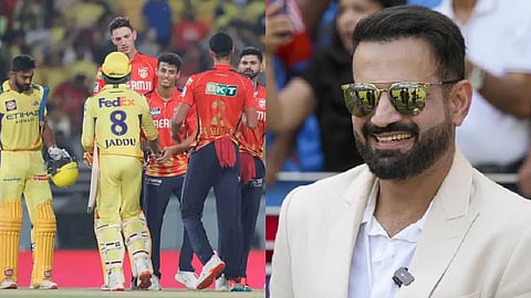 irfan pathan mocks chennai super kings fielding against punjab kings match