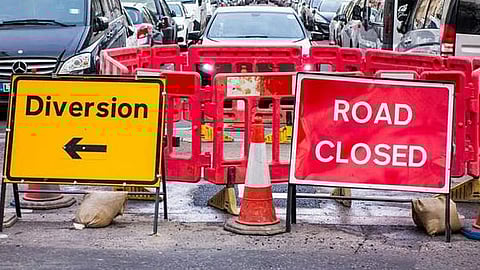 Dubai-Sharjah E311 route partially blocked due to accident