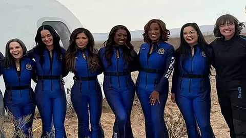 Successful first all woman space flight
