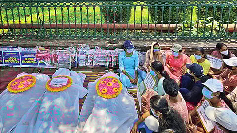 Women CPO strike: advice memo for 45 including 3 who protested