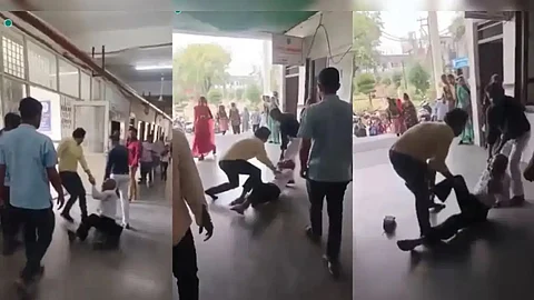 Video of senior citizen being dragged in MP hospital goes viral